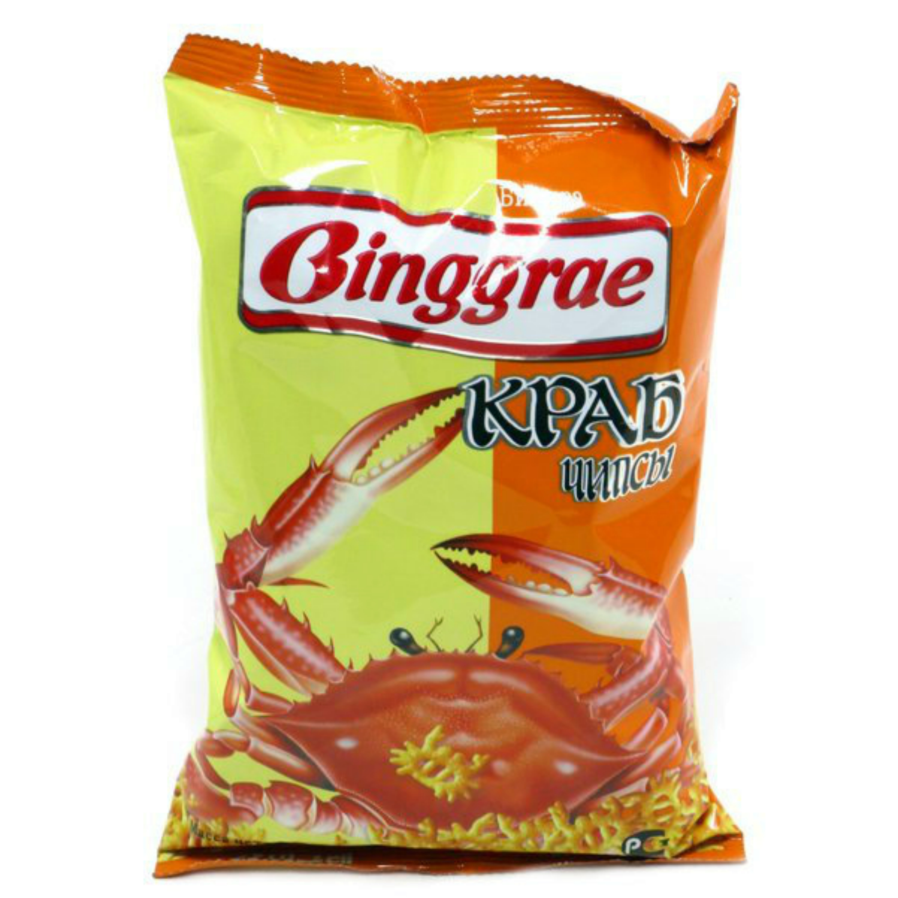 Чипсы со вкусом краба Binggrae