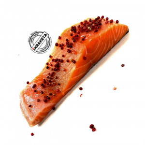 Филе лосося (Семга) сл. соли с розовым перцем кусок